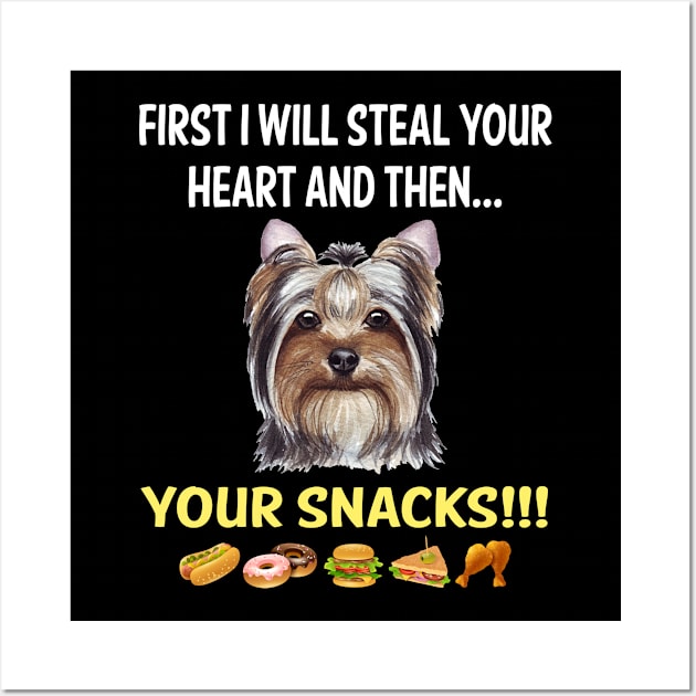 Steal Heart Yorkshire Terrier 19 Wall Art by blakelan128